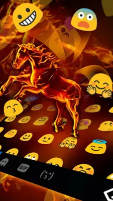 Flaming Fire Horse android App screenshot 2